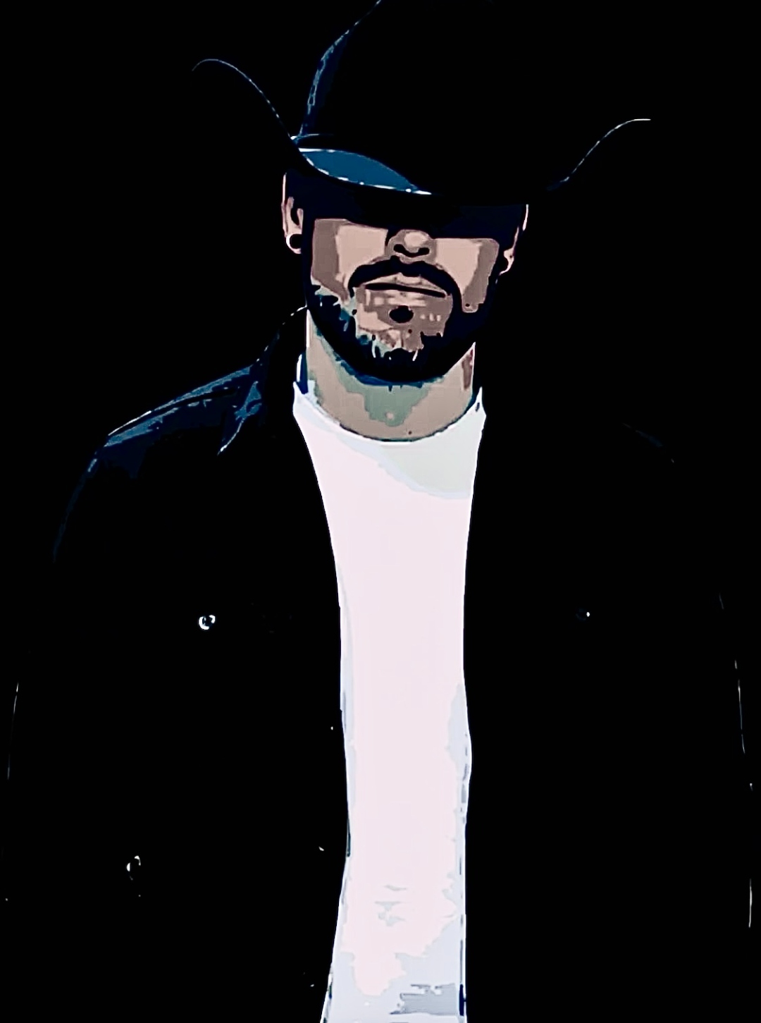 PATE — cowboy hat dramatic portrait