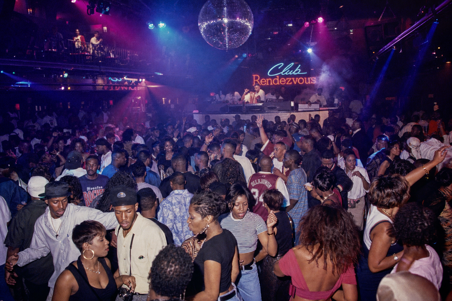 90s Houston urban nightclub dance floor